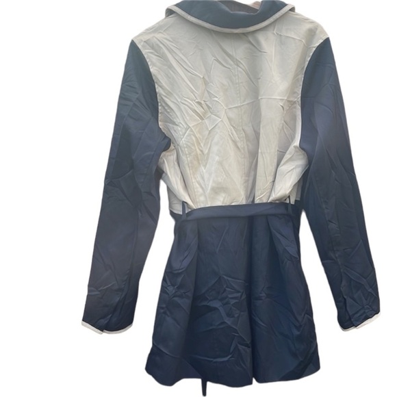 LANE Bryant 16/18 black and tan trench coat - Picture 2 of 5